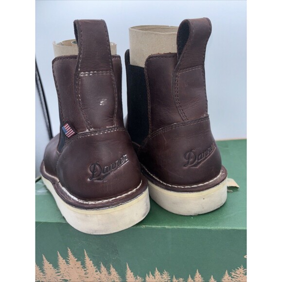 Danner Men's 6" Leather BullRun Chelsea Steel SafetyToe Work Boots Size 11EE USA - Picture 4 of 10